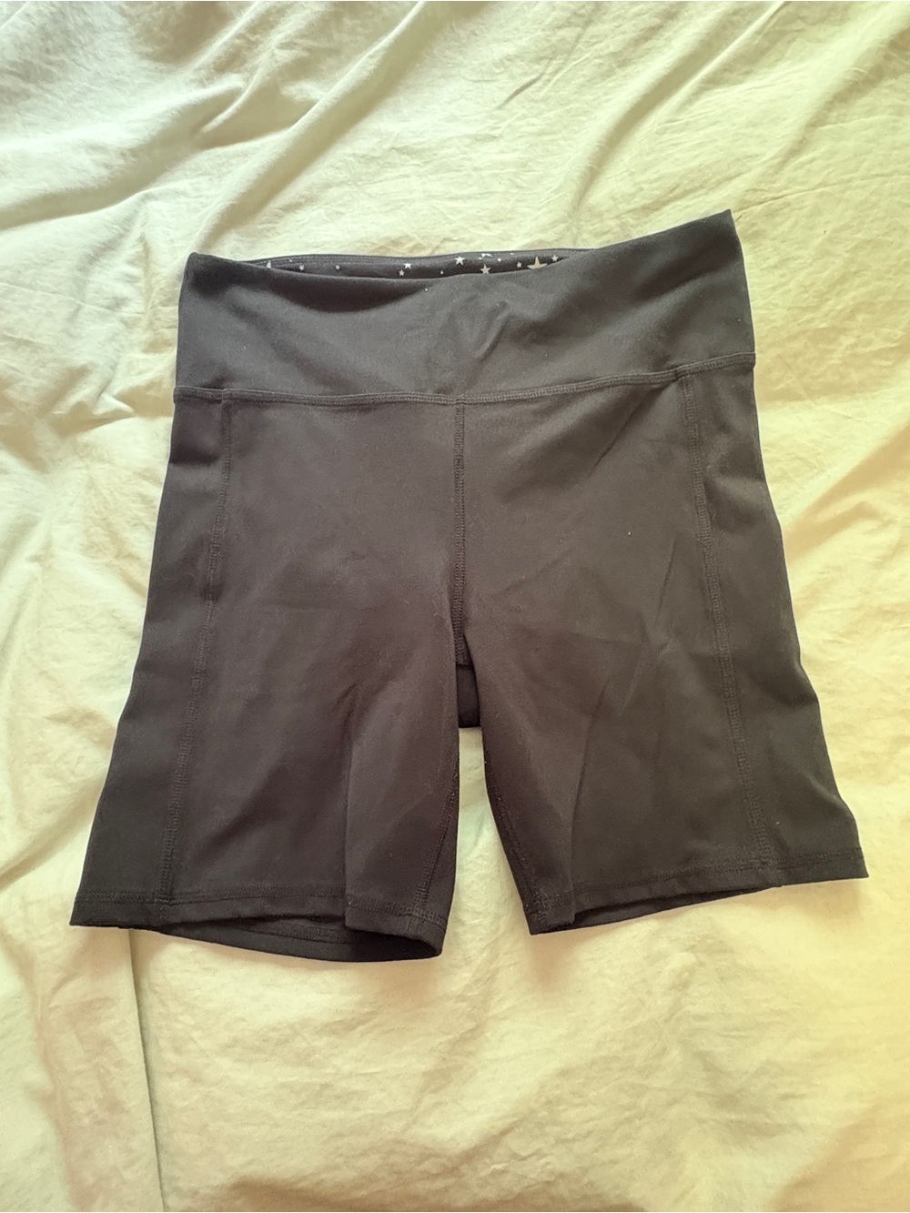 High-Waist Black Women’s Active Bike Shorts